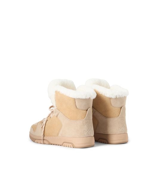 Off-White c/o Virgil Abloh Natural Winter Boots for men
