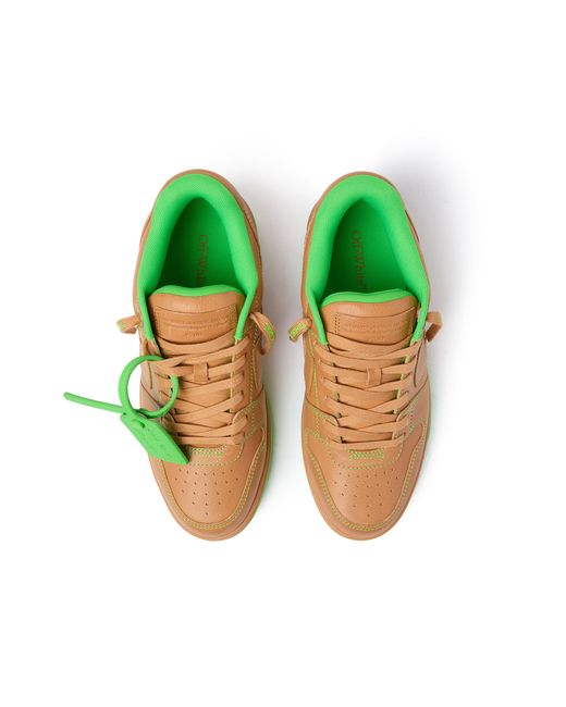 Off-White c/o Virgil Abloh Green Out Of Office Sneakers for men