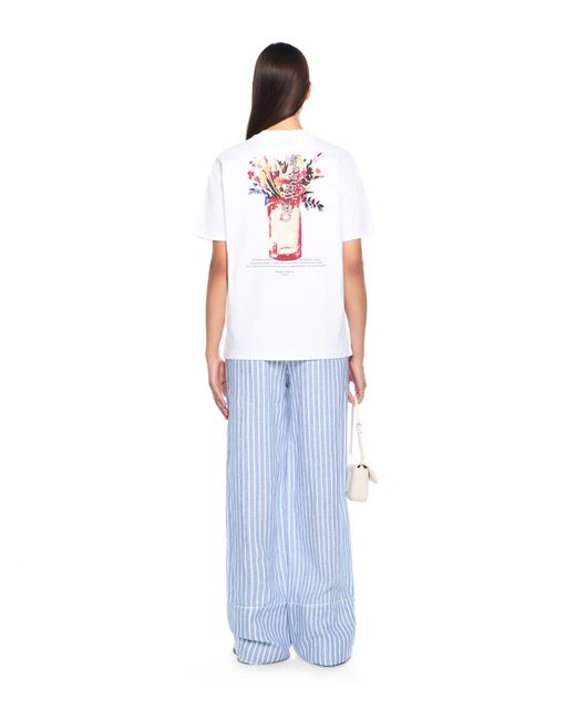Off-White c/o Virgil Abloh White Flower Vase Regular Logo Tee