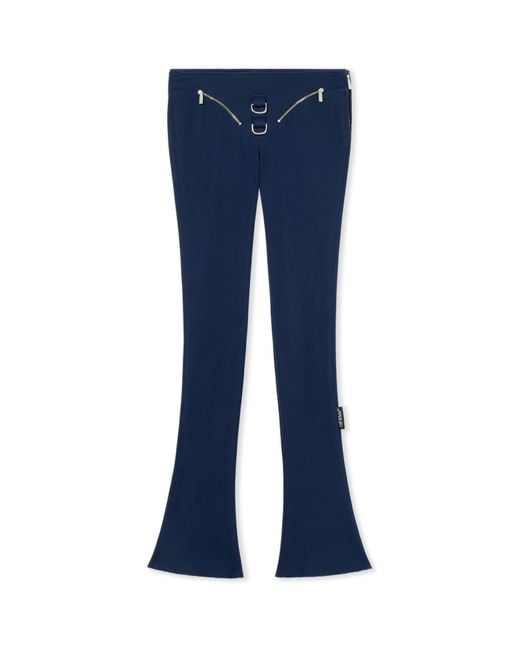 Off-White c/o Virgil Abloh Blue Heavy Jersey Slim Pants