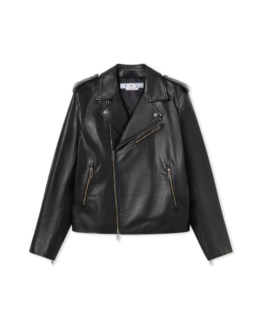 Off-White c/o Virgil Abloh Black Diagonal Tab Biker for men