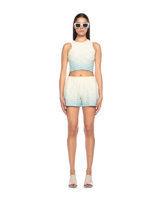 Off-White c/o Virgil Abloh White Terry Gradient Knit Tank Top