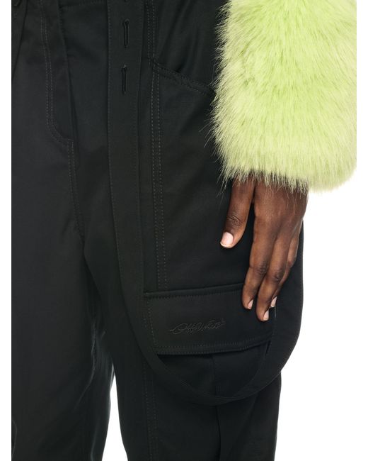 Off-White c/o Virgil Abloh Black Co Straps Cargo Pants