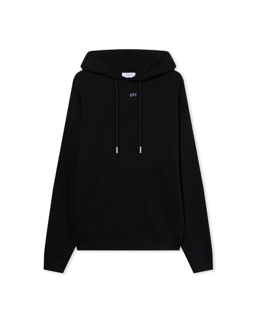 Off-White c/o Virgil Abloh Black Stencil Arrow Skate Hoodie for men