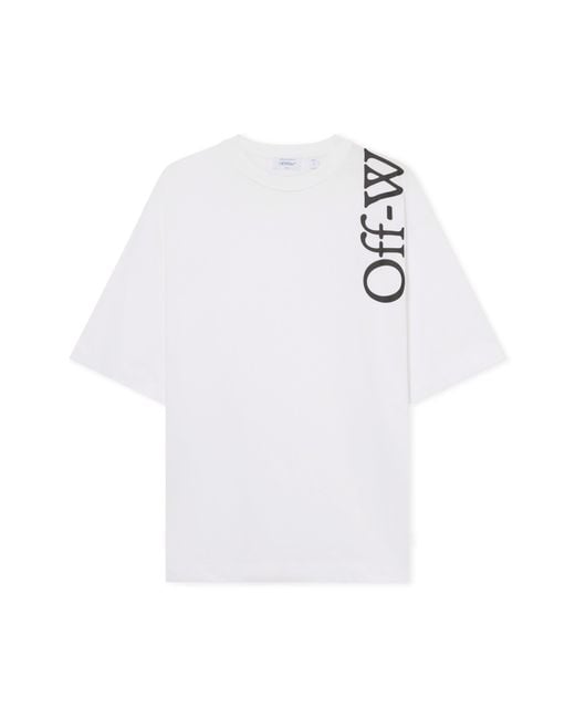 Off-White c/o Virgil Abloh White Vertical Bookish Skate Short Sleeve T-Shirt for men