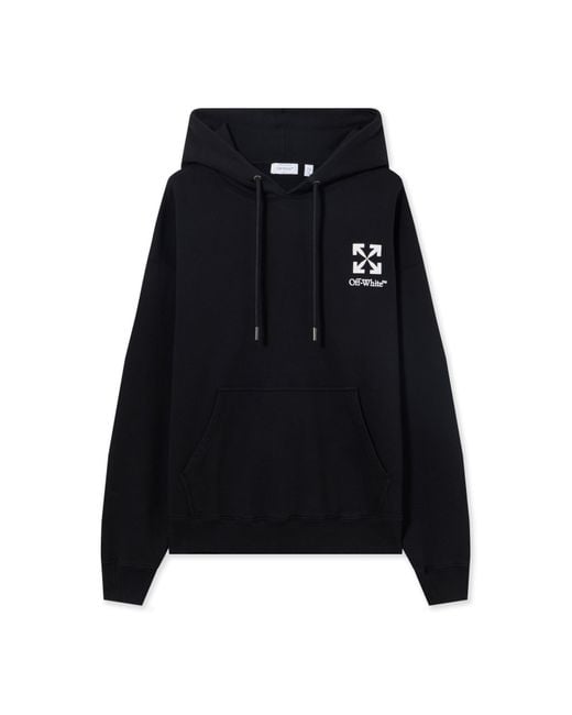 Off-White c/o Virgil Abloh Black Small Arrow Skate Hoodie for men