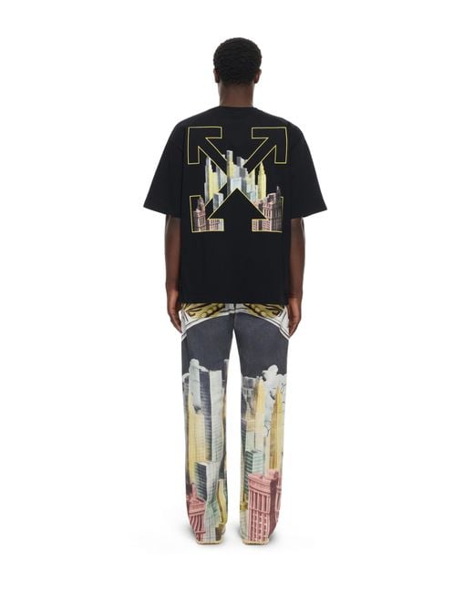 Off-White c/o Virgil Abloh Black Palace Arrow Skate T-Shirt for men
