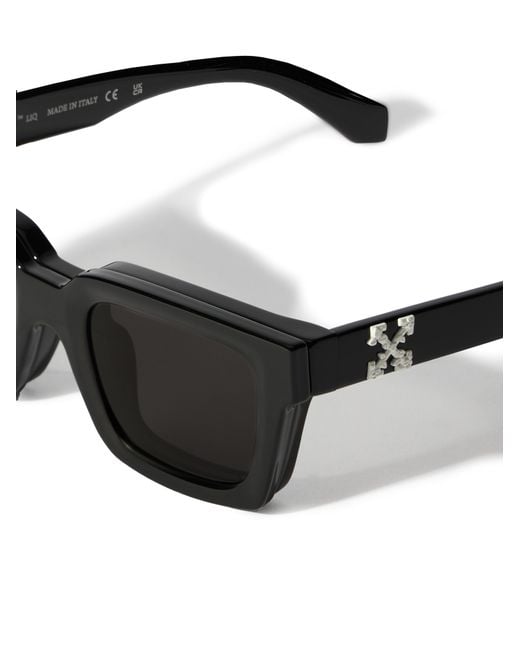 Off-White c/o Virgil Abloh Black Clip On Dark Lens Sunglasses