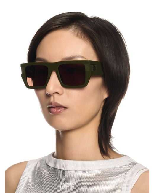 Off-White c/o Virgil Abloh Natural Chester Sunglasses Military