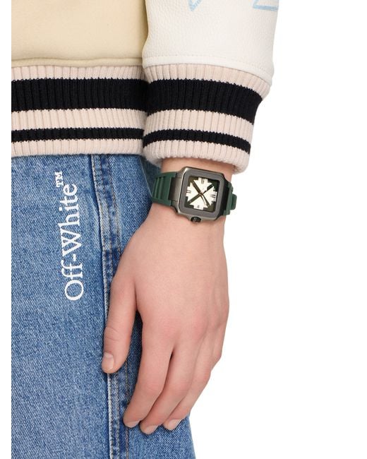 Off-White c/o Virgil Abloh Green "Proto Layer" Watch for men