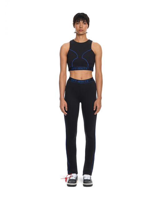 Off-White c/o Virgil Abloh Black Logoband Lycra Top