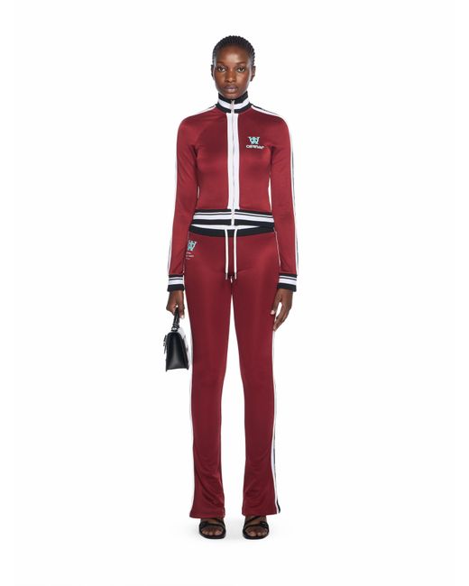 Off-White c/o Virgil Abloh Red Track Serena Slim Pants