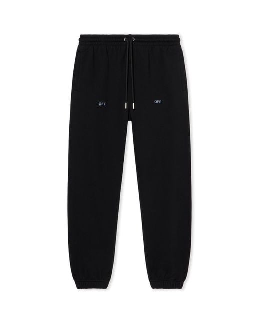 Off-White c/o Virgil Abloh Black Stencil Arrow Sweatpants for men
