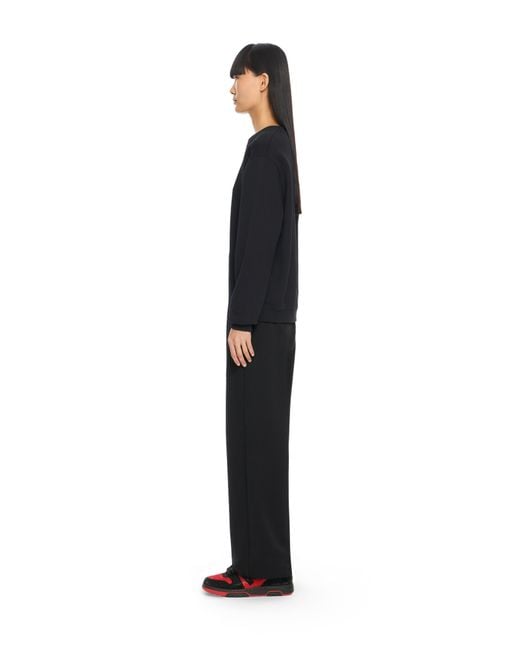 Off-White c/o Virgil Abloh Black Off- C/O Ac Milan Sweatshirt