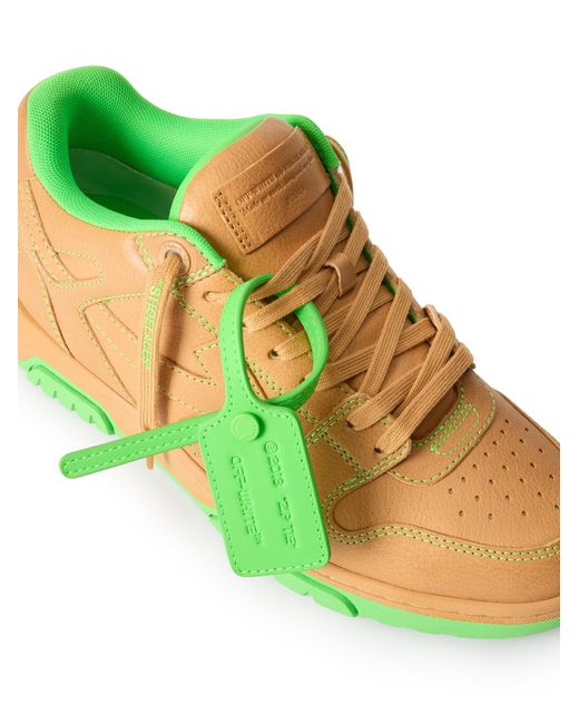 Off-White c/o Virgil Abloh Green Out Of Office Sneakers for men