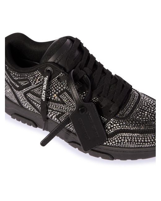 Off-White c/o Virgil Abloh Black Full Strass Out Of Office for men
