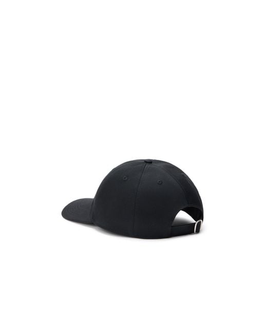 Off-White c/o Virgil Abloh Black Off Train Baseball Cap for men