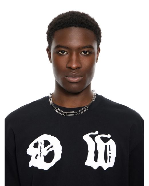 Off-White c/o Virgil Abloh Black Paperclip Chain Necklace for men