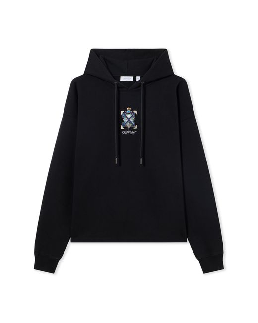 Off-White c/o Virgil Abloh Black Jewel Arrow Loose Hoodie for men