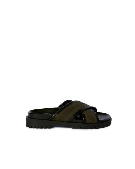 Off-White c/o Virgil Abloh Black Chicago Crisscross Sandals for men