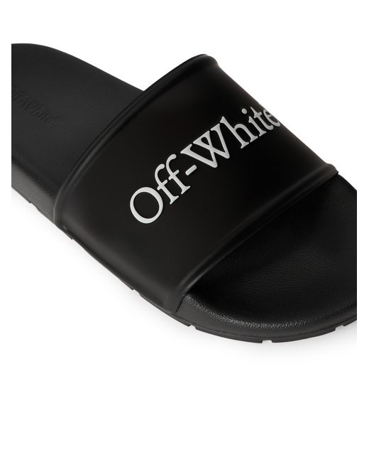 Off-White c/o Virgil Abloh White Bookish Sliders for men