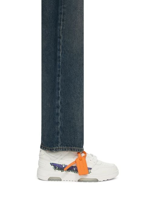 Off-White c/o Virgil Abloh White Out Of Office “For Walking” Art Sneakers for men
