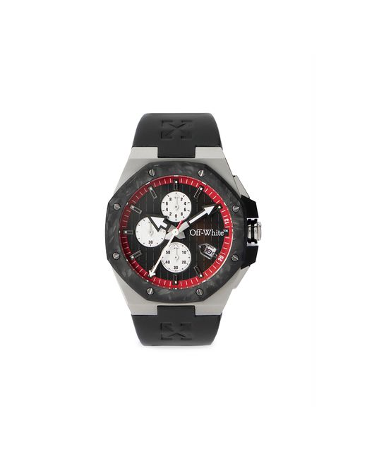 Off-White c/o Virgil Abloh Black "Frequency Chrono" Watch for men