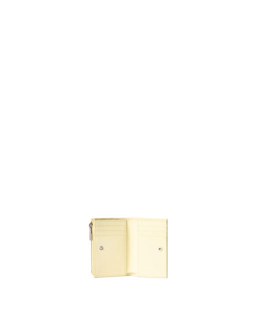 Off-White c/o Virgil Abloh Natural Jitney Quote Zip Bifold Wallet
