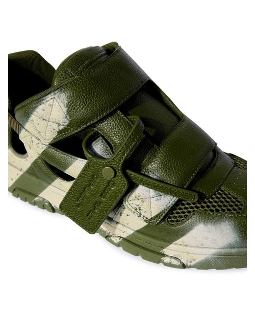 Off-White c/o Virgil Abloh Green Out Of Office Sandals for men
