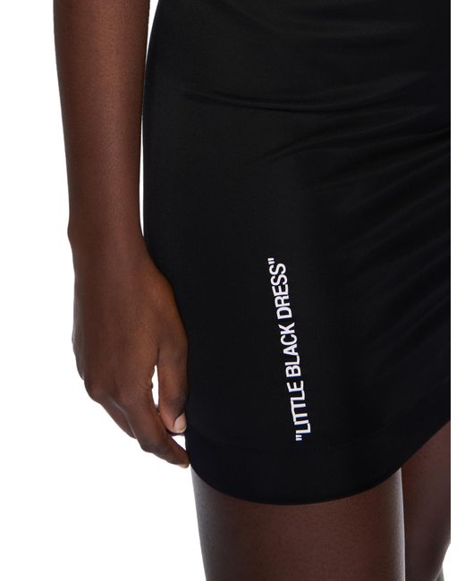 Off-White c/o Virgil Abloh Black Fluid Jer Dress