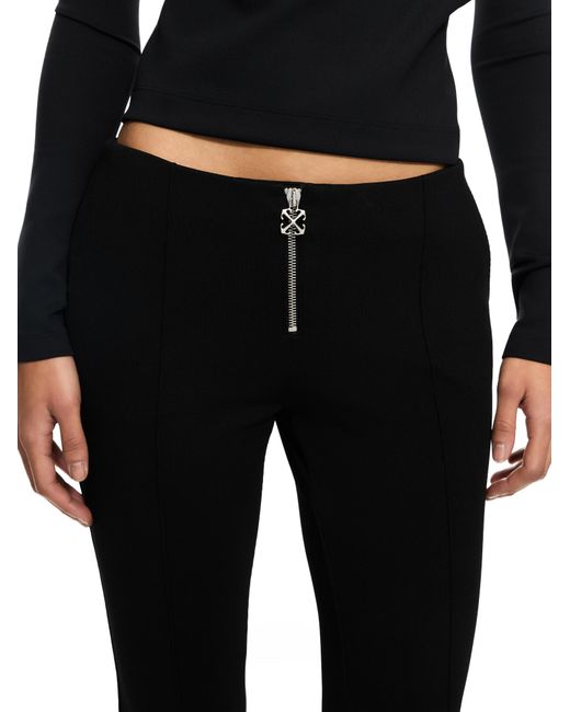 Off-White c/o Virgil Abloh Black Heavy Jersey Slim Pants
