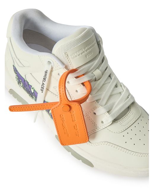 Off-White c/o Virgil Abloh White Out Of Office “For Walking” Art Sneakers for men