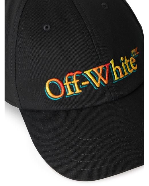Off-White c/o Virgil Abloh Black Bookish Degrade Baseball Cap for men