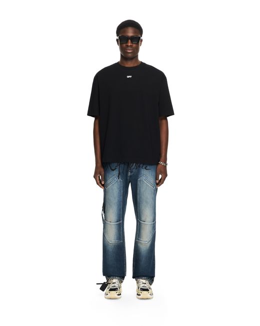 Off-White c/o Virgil Abloh Black Paint Arrow Skate T-Shirt for men