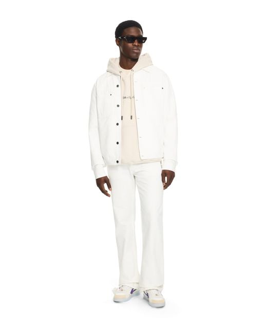 Off-White c/o Virgil Abloh White Half Arrow Slim Relaxed Pants for men