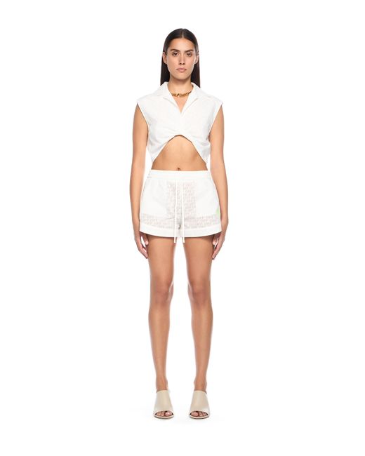 Off-White c/o Virgil Abloh White Off Stamp Sleeveless Shirt