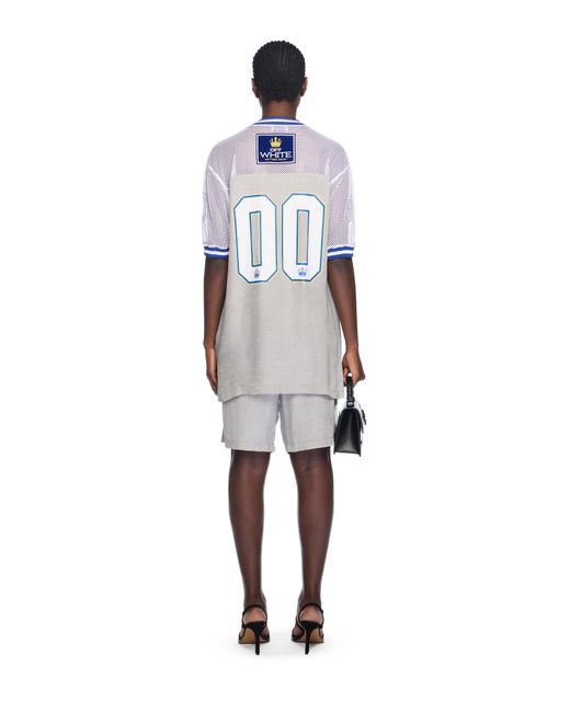 Off-White c/o Virgil Abloh Gray Dyed Vi Sat 00 Football Dress