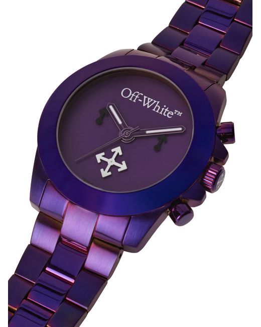 Off-White c/o Virgil Abloh Purple "Reset" Watch for men