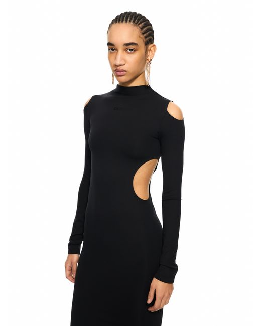 Off-White c/o Virgil Abloh Black Sleek Meteor Dress