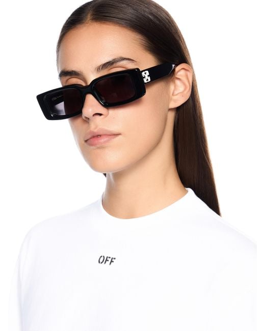Off-White c/o Virgil Abloh White Flowers Boxy Cotton Logo T-Shirt
