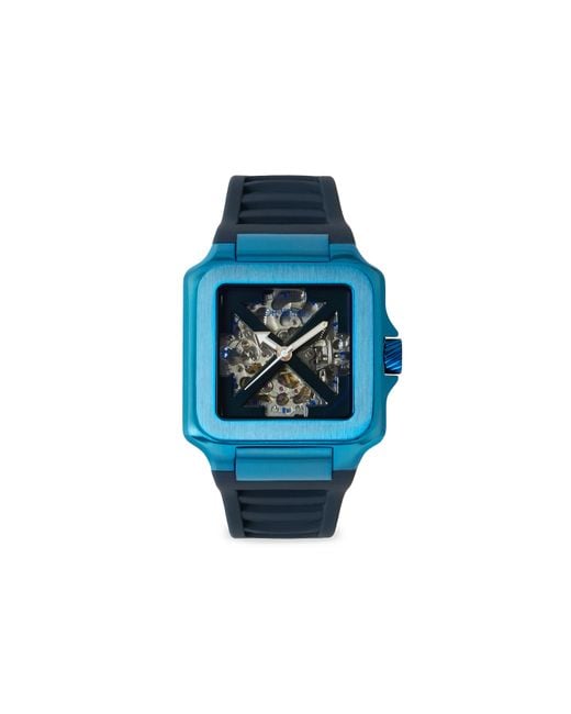 Off-White c/o Virgil Abloh Blue "Proto Auto" Watch for men