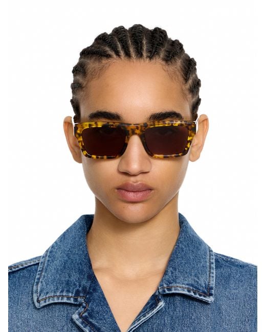 Off-White c/o Virgil Abloh Blue Flint Lens Sunglasses