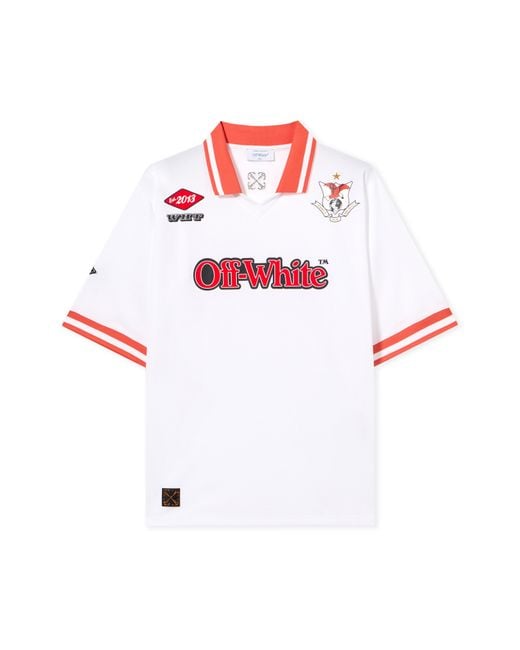 Off-White c/o Virgil Abloh White Eagle Soccer Polo for men