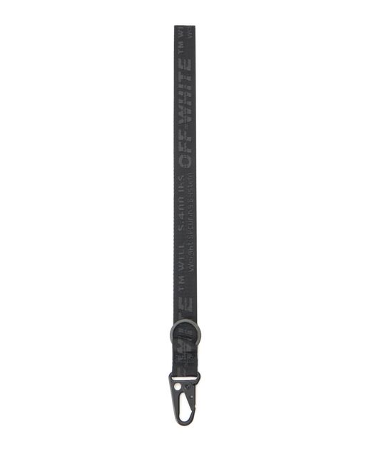 Off-White c/o Virgil Abloh White Tape Logo Key Holder for men