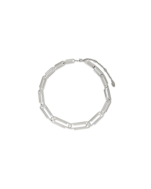 Off-White c/o Virgil Abloh Black Paperclip Chain Necklace for men