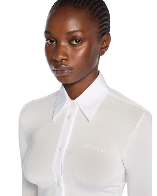 Off-White c/o Virgil Abloh White Second Skin Long Sleeve Shirt