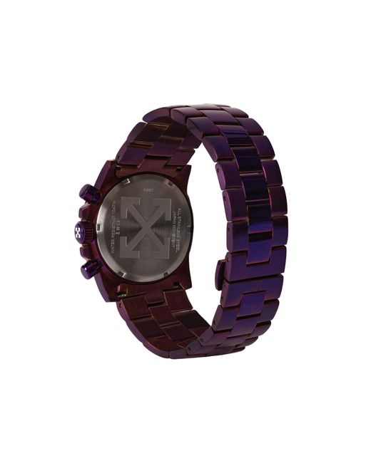 Off-White c/o Virgil Abloh Purple "Reset" Watch for men