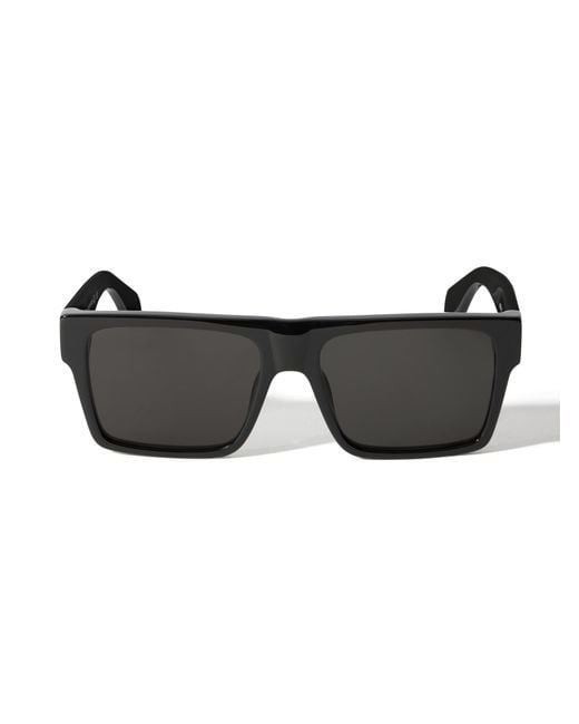 Off-White c/o Virgil Abloh Black Casper Dark Lens Sunglasses