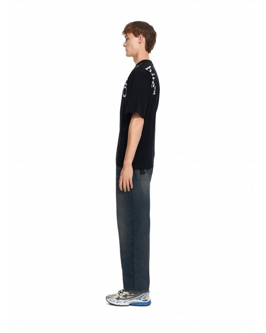 Off-White c/o Virgil Abloh Black Vertical Bookish Skate Short Sleeve T-Shirt for men