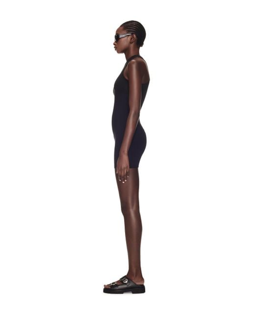 Off-White c/o Virgil Abloh Blue Sleek Rowing Dress